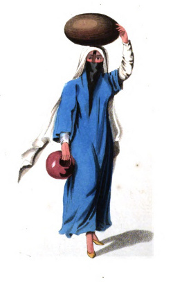 Egyptian Female in Cairo in the 19th century by Dalvimart