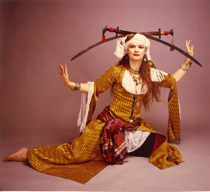 Marguerite Kusuhara in folkloric costume