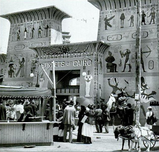 Streets of Cairo in Coney Island in 1900