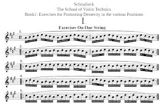 Link to Schradieck violin exercises in the public domain